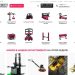 Складская техника и подъемная платформа на строительной площадке